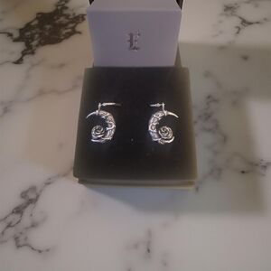 Etah Love Over The Moon 925 Silver Earrings